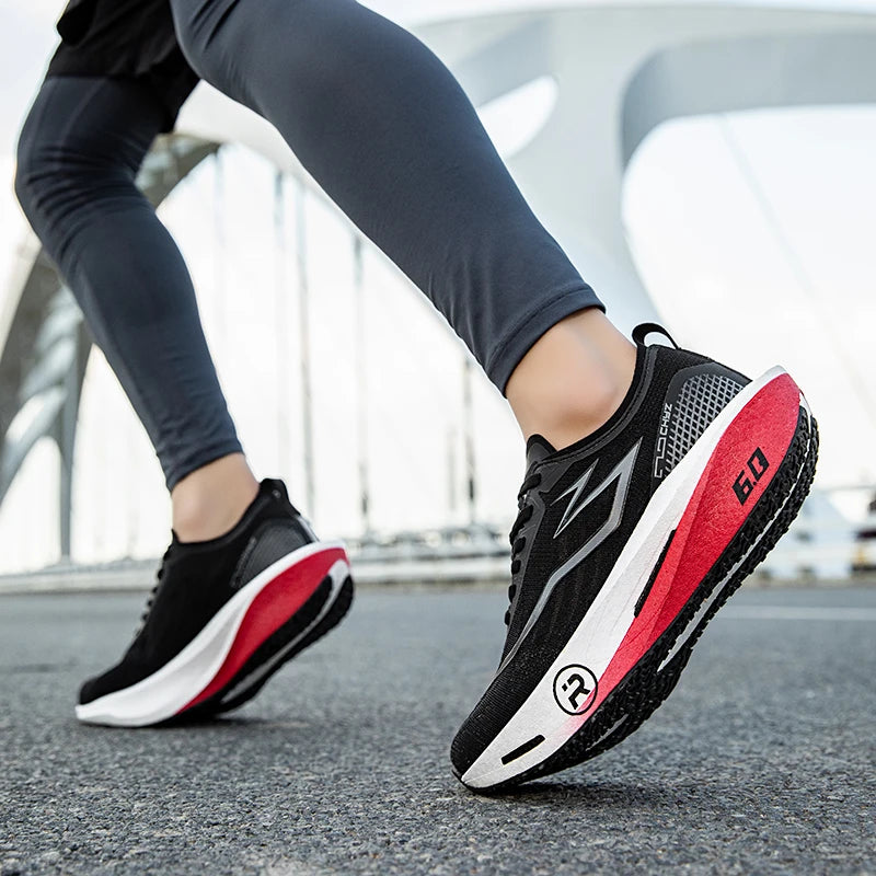 Tênis de corrida profissional maratona esportes respirar feminino conforto ao ar livre tênis de corrida de alta qualidade