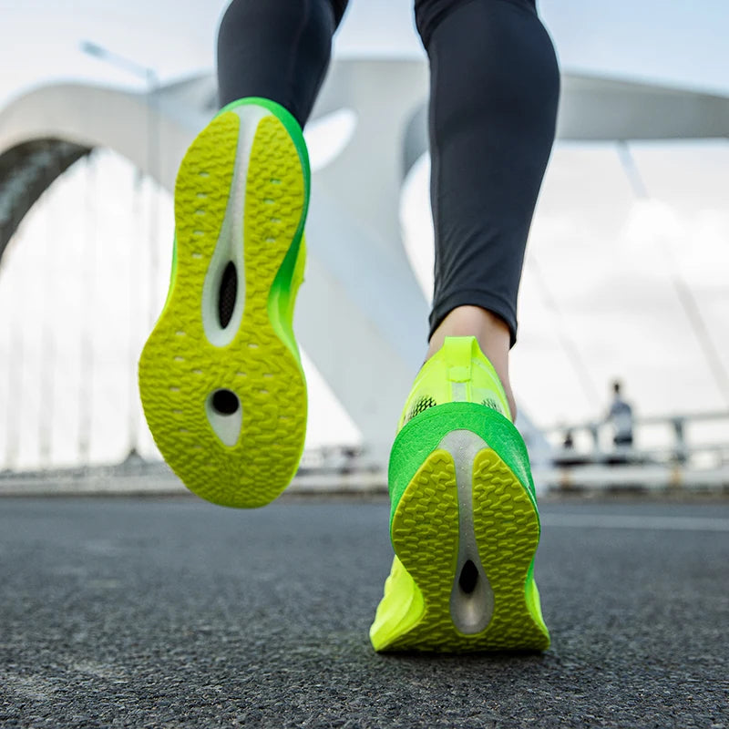 Tênis de corrida profissional maratona esportes respirar feminino conforto ao ar livre tênis de corrida de alta qualidade