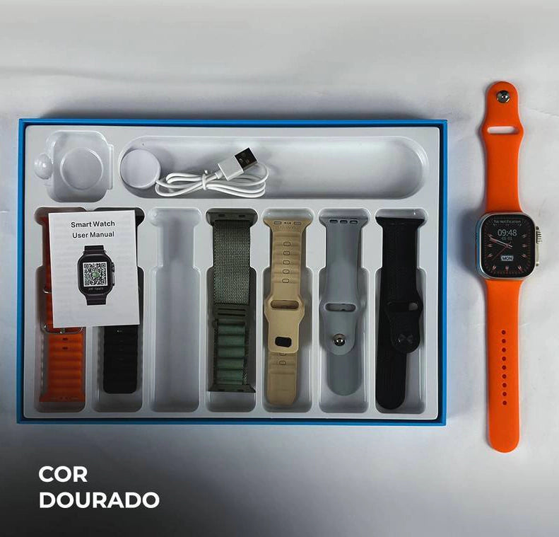 KIT WS10 Ultra 2 | kit 7 pulseiras | toque duplo |segunda geração